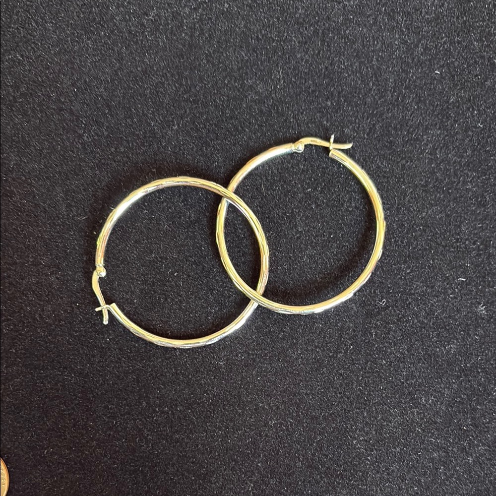 Sterling Silver Hoop Earrings
